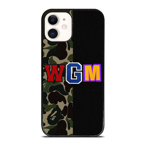 BAPE WGM CAMO iPhone 12 Case Cover BAPE WGM CAMO iPhone 12 Case Cover