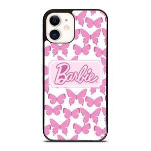 BARBIE BUTTERFLY PINK iPhone 12 Case Cover BARBIE BUTTERFLY PINK iPhone 12 Case Cover