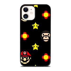 BATHING APE BAPE MARIO BROS iPhone 12 Case Cover
