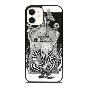 BEETLEJUICE TIM BURTON ART iPhone 12 Case Cover