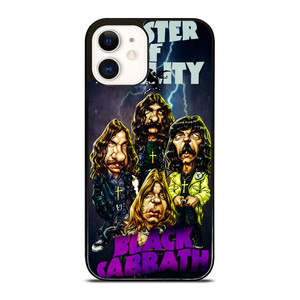 BLACK SABBATH ALBUM COVER ART iPhone 12 Case Cover BLACK SABBATH ALBUM COVER ART iPhone 12 Case Cover