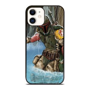 BOBA FETT STAR WARS CARTOON iPhone 12 Case Cover BOBA FETT STAR WARS CARTOON iPhone 12 Case Cover