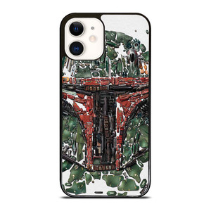 BOBA FETT STAR WARS MOZAIC iPhone 12 Case Cover BOBA FETT STAR WARS MOZAIC iPhone 12 Case Cover