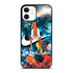 BOJACK HORSEMAN LAZY NIKE iPhone 12 Case Cover BOJACK HORSEMAN LAZY NIKE iPhone 12 Case Cover