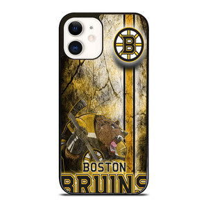 BOSTON BRUINS HOCKEY TEAM LOGO iPhone 12 Case Cover