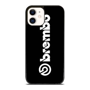 BREMBO DISC BRAKE BLACK LOGO iPhone 12 Case Cover BREMBO DISC BRAKE BLACK LOGO iPhone 12 Case Cover