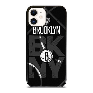 BROOKLYN NETS BASEBALL LOGO NBA iPhone 12 Case Cover BROOKLYN NETS BASEBALL LOGO NBA iPhone 12 Case Cover