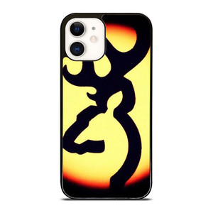 BROWNING SILHOUETTE LOGO iPhone 12 Case Cover BROWNING SILHOUETTE LOGO iPhone 12 Case Cover