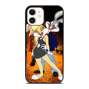 BUGS AND LOLA BUNNY LOONEY TUNES iPhone 12 Case Cover BUGS AND LOLA BUNNY LOONEY TUNES iPhone 12 Case Cover