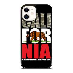 CALIFORNIA REPUBLIC CAMO SYMBOL iPhone 12 Case Cover CALIFORNIA REPUBLIC CAMO SYMBOL iPhone 12 Case Cover