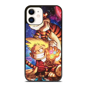 CALVIN AND HOBBES INFINITY GAUNTLET iPhone 12 Case Cover