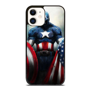 CAPTAIN AMERICA MARVEL ART iPhone 12 Case Cover