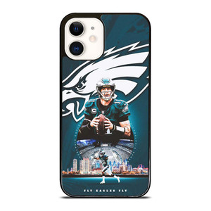 CARSON WENTZ PHILADELPHIA EAGLES NFL iPhone 12 Case Cover CARSON WENTZ PHILADELPHIA EAGLES NFL iPhone 12 Case Cover