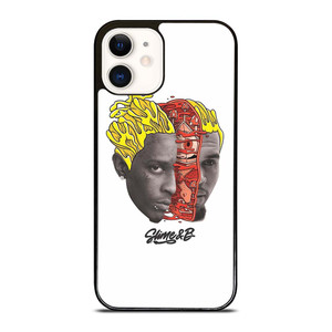 CHRIS BROWN YOUNG THUG SLIME & B iPhone 12 Case Cover CHRIS BROWN YOUNG THUG SLIME & B iPhone 12 Case Cover
