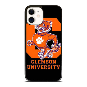 CLEMSON TIGERS UNIVERSITY ICON iPhone 12 Case Cover