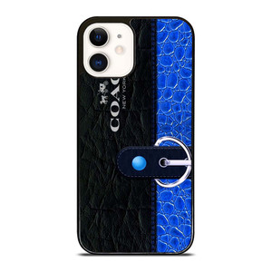 COACH BAG BLUE iPhone 12 Case Cover COACH BAG BLUE iPhone 12 Case Cover