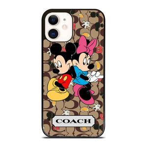 COACH MICKEY MINNIE MOUSE LOVE iPhone 12 Case Cover