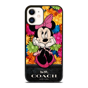 COACH MINNIE MOUSE FLOWER iPhone 12 Case Cover