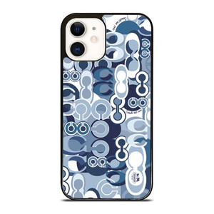 COACH NEW YORK BLUE iPhone 12 Case Cover