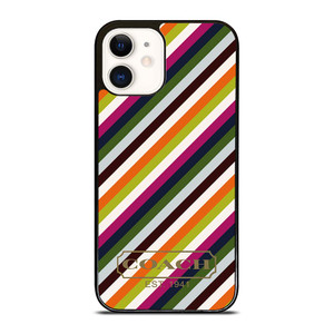 COACH NEW YORK RAINBOW iPhone 12 Case Cover