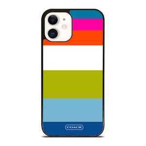 COACH NEW YORK STRIPE 2 iPhone 12 Case Cover