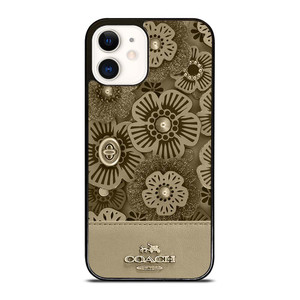 COACH NEW YORK TEA ROSE 2 iPhone 12 Case Cover