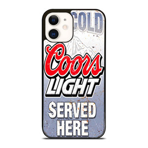 COORS LIGHT BEER ICE GOLD iPhone 12 Case Cover