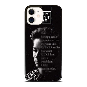 CORBYN BESSON WHY DON'T WE QUOTE iPhone 12 Case Cover CORBYN BESSON WHY DON'T WE QUOTE iPhone 12 Case Cover
