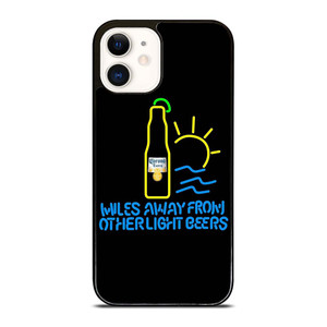 CORONA LIGHT BEER MILES AWAY iPhone 12 Case Cover CORONA LIGHT BEER MILES AWAY iPhone 12 Case Cover
