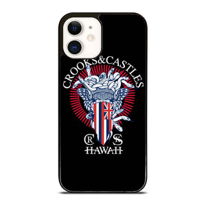 CROOKS AND CASTLES HAWAII LOGO iPhone 12 Case Cover