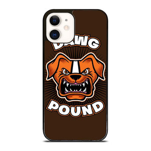 DAWG POUND CLEVELAND BROWNS iPhone 12 Case Cover