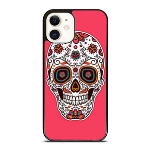 DAY OF THE DEAD PINK iPhone 12 Case Cover DAY OF THE DEAD PINK iPhone 12 Case Cover