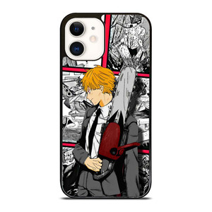 DENJI CHAINSAW MAN ANIME COLLAGE iPhone 12 Case Cover