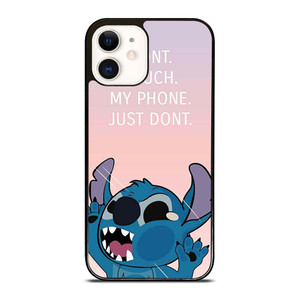 DISNEY STITCH DONT TOUCH MY PHONE  iPhone 12 Case Cover