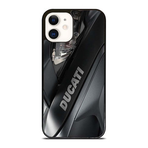 DUCATI BLACK LOGO EMBLEM iPhone 12 Case Cover