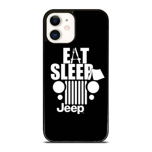 EAT SLEEP JEEP ART iPhone 12 Case Cover