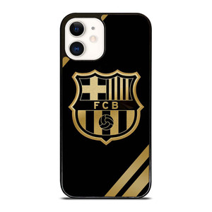 FC BARCELONA GOLD LOGO iPhone 12 Case Cover