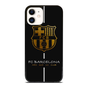 FC BARCELONA MES QUE UN CLUB GOLD iPhone 12 Case Cover FC BARCELONA MES QUE UN CLUB GOLD iPhone 12 Case Cover