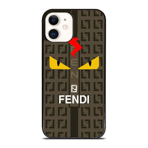 FENDI ROMA EYES LOGO iPhone 12 Case Cover