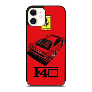 FERRARI F40 SUPERCAR LOGO iPhone 12 Case Cover FERRARI F40 SUPERCAR LOGO iPhone 12 Case Cover