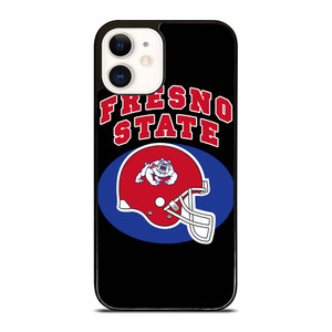 FRESNO STATE BULLDOGS LOGO iPhone 12 Case Cover FRESNO STATE BULLDOGS LOGO iPhone 12 Case Cover