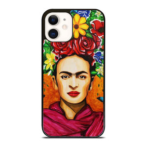 FRIDA KAHLO FLORAL ART iPhone 12 Case Cover FRIDA KAHLO FLORAL ART iPhone 12 Case Cover