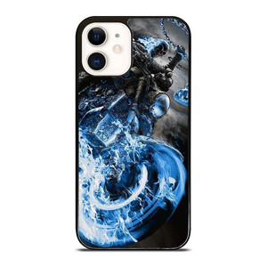 GHOST RIDER BLUE FIRE iPhone 12 Case Cover