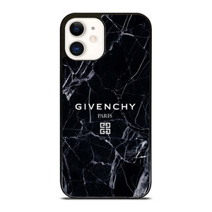 GIVENCHY PARIS MARBLE BLACK iPhone 12 Case Cover