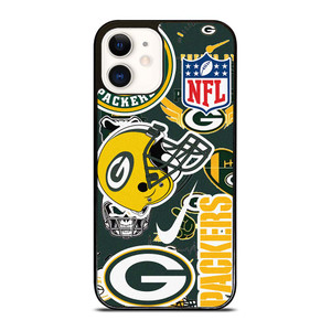 GREEN BAY PACKERS NFL STICKER BOMB iPhone 12 Case Cover