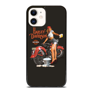 HARLEY DAVIDSON SEXY GIRL iPhone 12 Case Cover