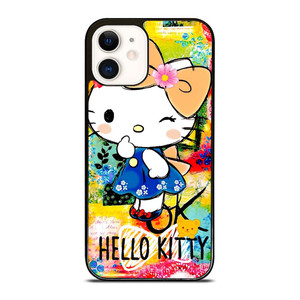 HELLO KITTY ART iPhone 12 Case Cover HELLO KITTY ART iPhone 12 Case Cover