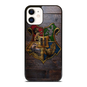 HOGWARTS HARRY POTTER WOODEN LOGO iPhone 12 Case Cover