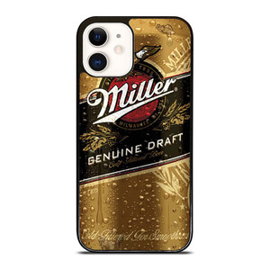 ICED MILLER GENUINE DRAFT BEER CAN iPhone 12 Case Cover