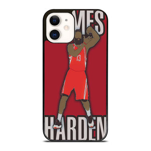 JAMES HARDEN HOUSTON ROCKETS CARTOON iPhone 12 Case Cover JAMES HARDEN HOUSTON ROCKETS CARTOON iPhone 12 Case Cover